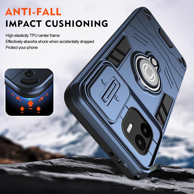 For Redmi A2 Magnetic Luxury Wireless Charge For Magsafe Phone Case For Redmi A2 Matte Armor Shockproof Cover For Redmi A2 Cases