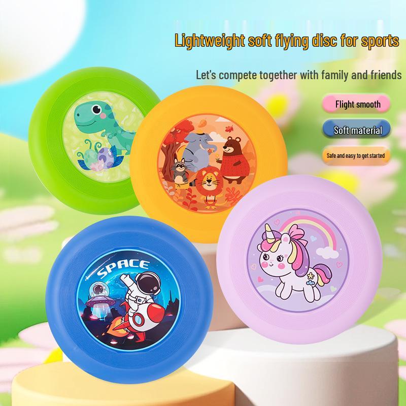 Kids' EVA Soft Flying Disc – Interactive Play Toy for Outdoor Fun and Competitive Sports