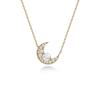 DIAMOMO Moon and Love Necklace 42cm