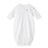 MIKIHOUSE HOT BISCUITS Two-Way All-in-One for Boys and Girls, Baby Clothing, 73-2602-970 (50-60cm, White)