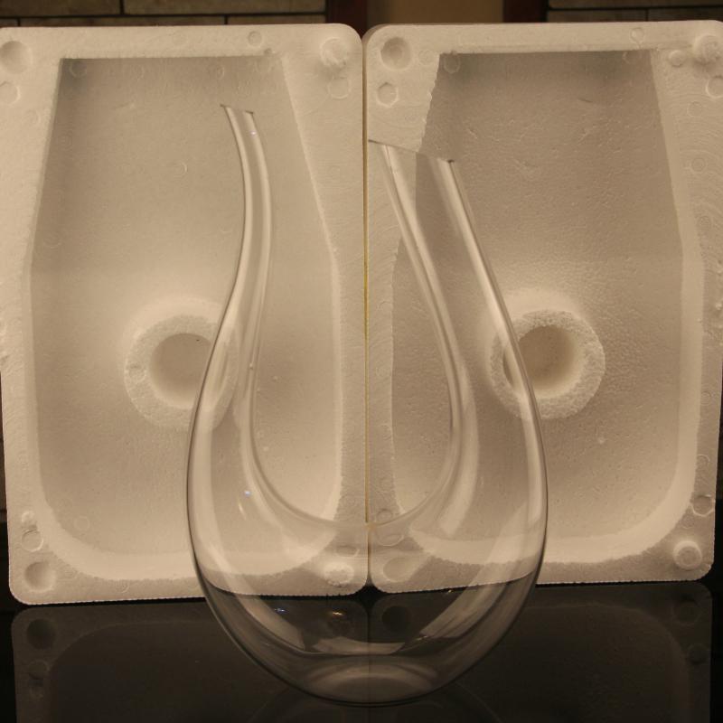 

U-shaped wine decanter gift box harp swan decanter Crystal creative wine separator 1500ml