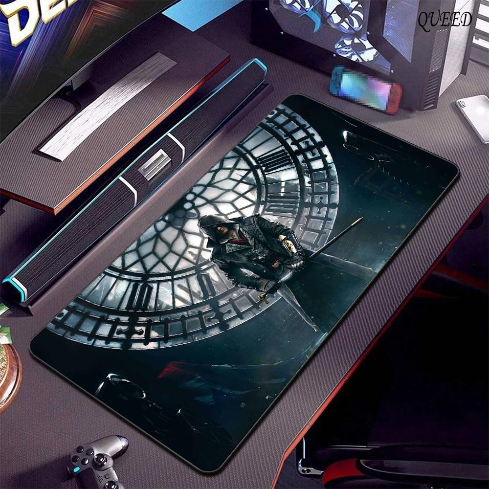 900x400 Large Mouse Pad A-Assassin S -Creed Gaming Mousepad Speed Desk Mat Laptop Gaming Mats For Office Carpet Desk Accessories