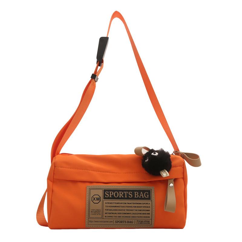 Stylish Casual Women's Shoulder Bag In Trendy Japanese And Korean Design With Pillow Shape And Multiple Color Options For Outdoor Use