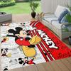 1 ks Koberec s motivem kreslených postaviček Disney, Kusový koberec, Protiskluzový koberec, Ručně pratelná podložka na podlahu, Vhodný do obývacího pokoje, ložnice, Domácí dekorace