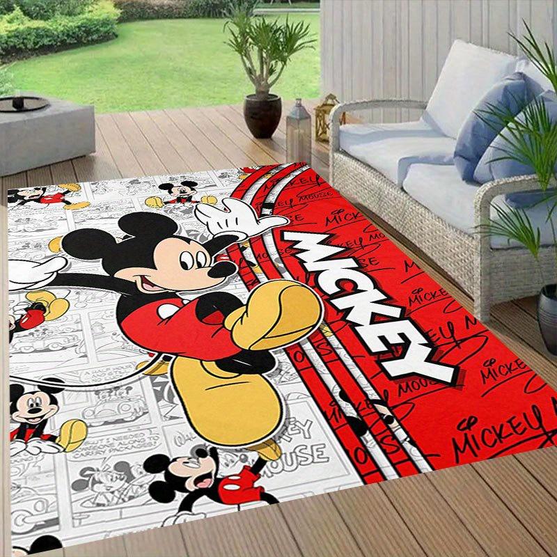 1 ks Koberec s motivem kreslených postaviček Disney, Kusový koberec, Protiskluzový koberec, Ručně pratelná podložka na podlahu, Vhodný do obývacího pokoje, ložnice, Domácí dekorace