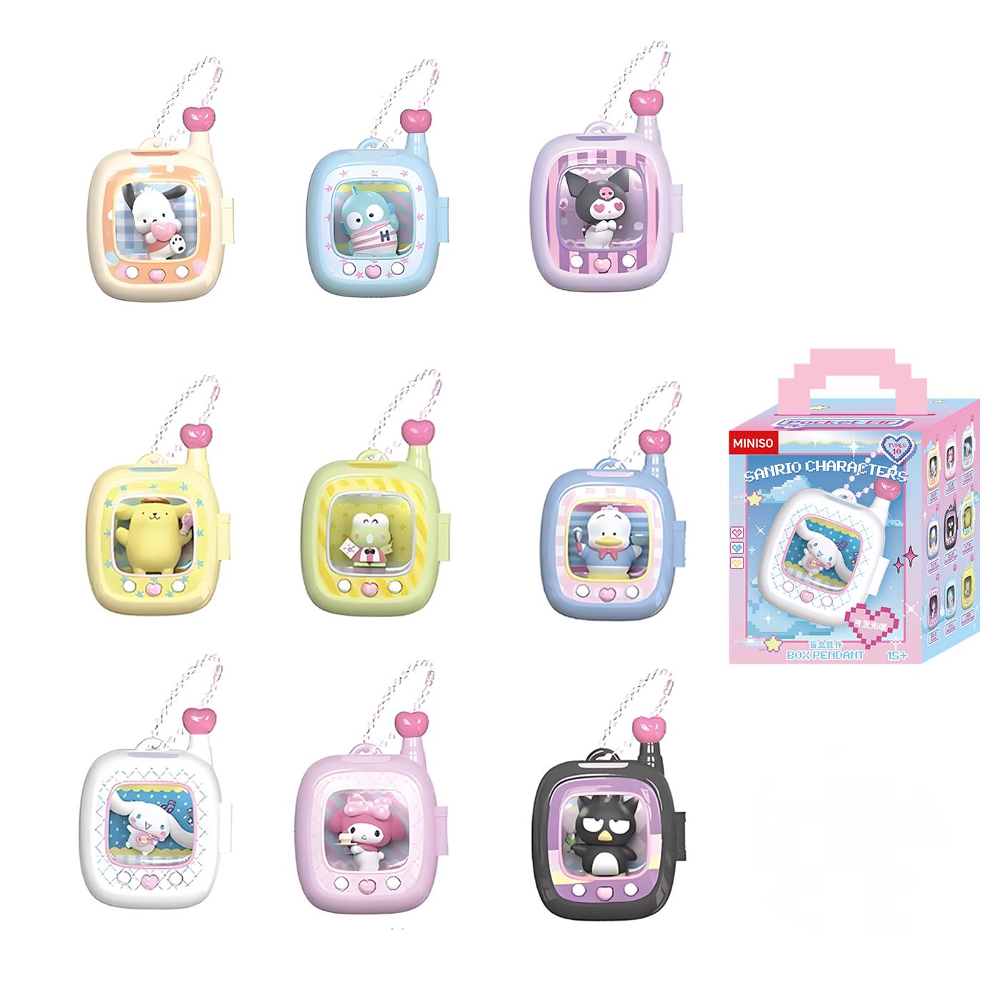 

MINISO x Sanrio Колекція Кишенькових Ельфів Таємничі Коробки Окрема Сліпа Коробка/Ціла Коробка 9 Шт Лялька Single Mystery Box (Random Pick)+Facial Towel