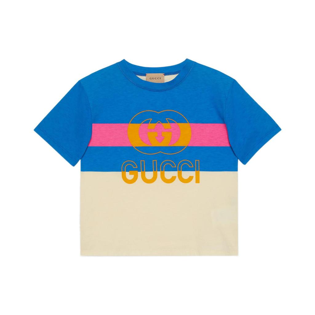 Gucci Kids T Shirts Crew Neck Moderate 586167-XJEY7-9756
