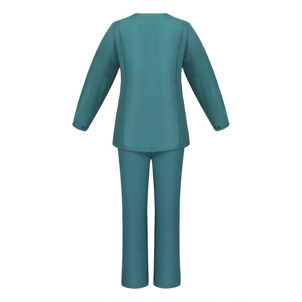 Autumn Winter Long Sleeve Scrub Suit Set Surgical & Isolation Gown Workwear
