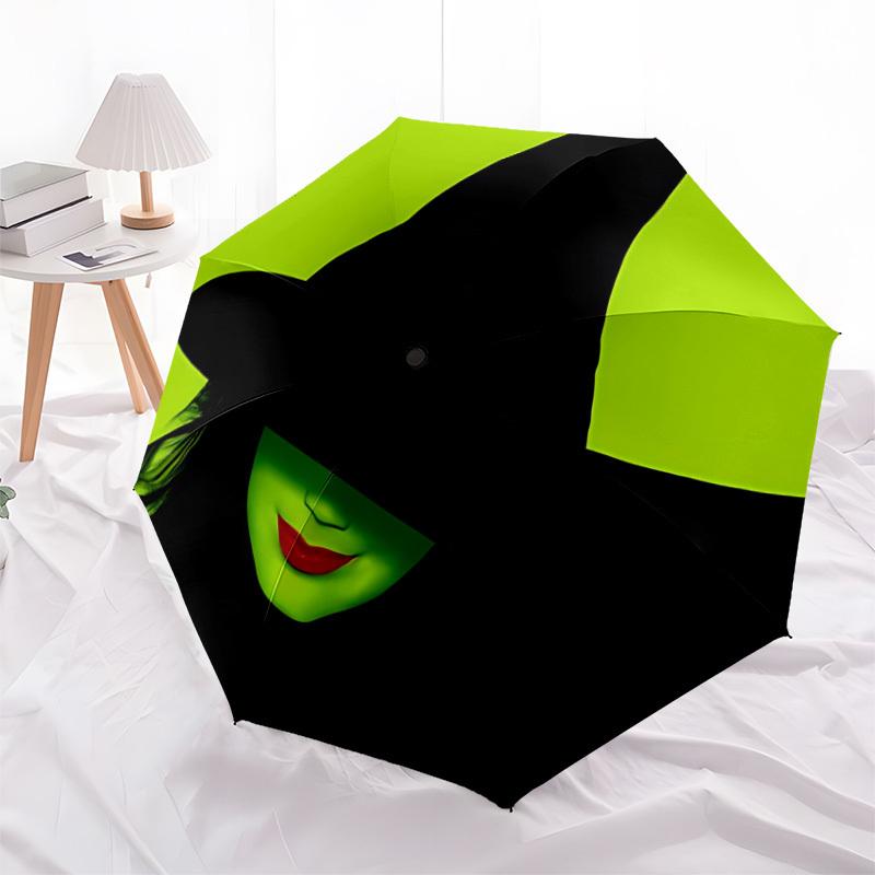 1pc Wicked Automatic Folding Umbrella, Portable Collapsible Design, Casual Outdoor Accessory L1127046