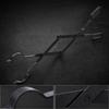 Folding Fireplace Log Tongs Lightweight Steel with Loop Handles