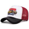 New Hot Sale Unisex Sun Hat Hip Hop Mesh Trucker Hat Classic Pattern Breathable Summer Baseball CapStreetwear Cap for Men Women