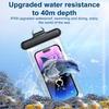 Waterproof Phone Pouch with Lanyard Touchscreen Clear Leakproof Universal Beach Kayaking Swimming Floating Cell Phone Dry Bag Case Protector