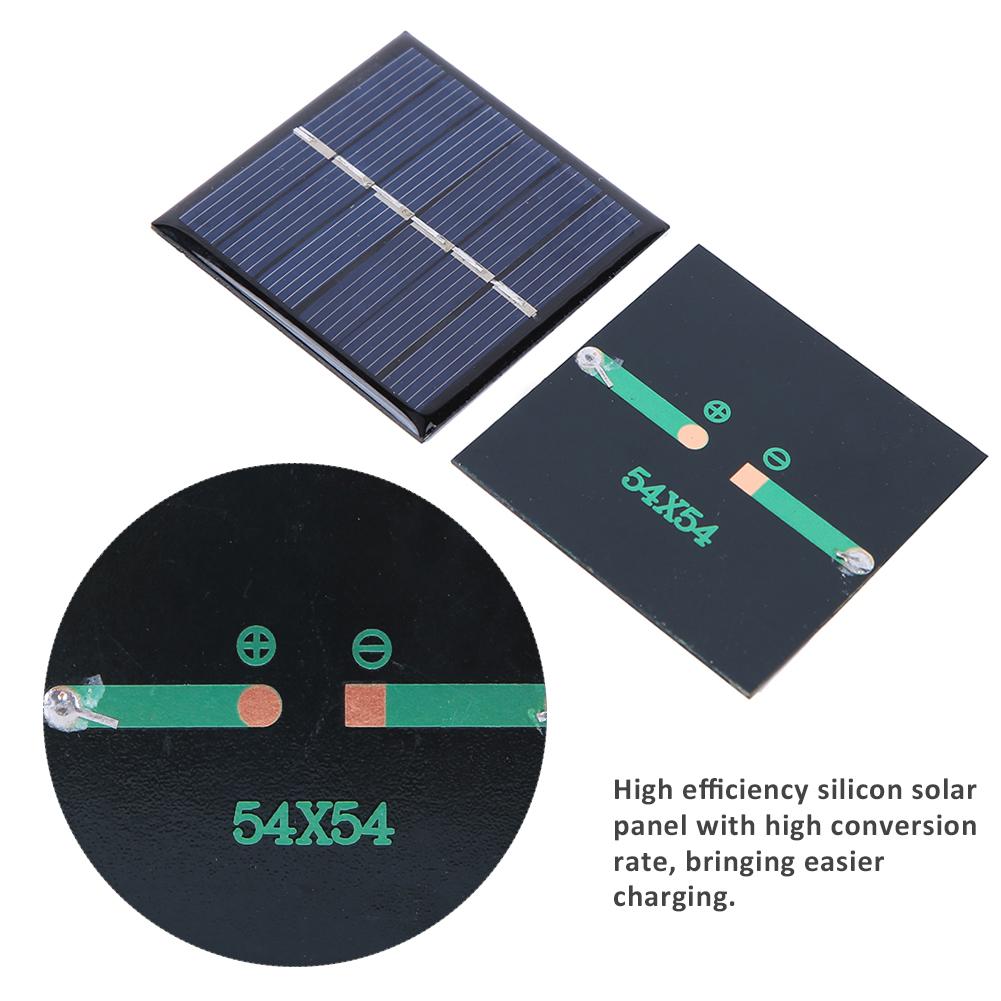 4PCS 3V 168mA Solar Panel DIY Material Outdoor Emergency Charger Portable Power Supply