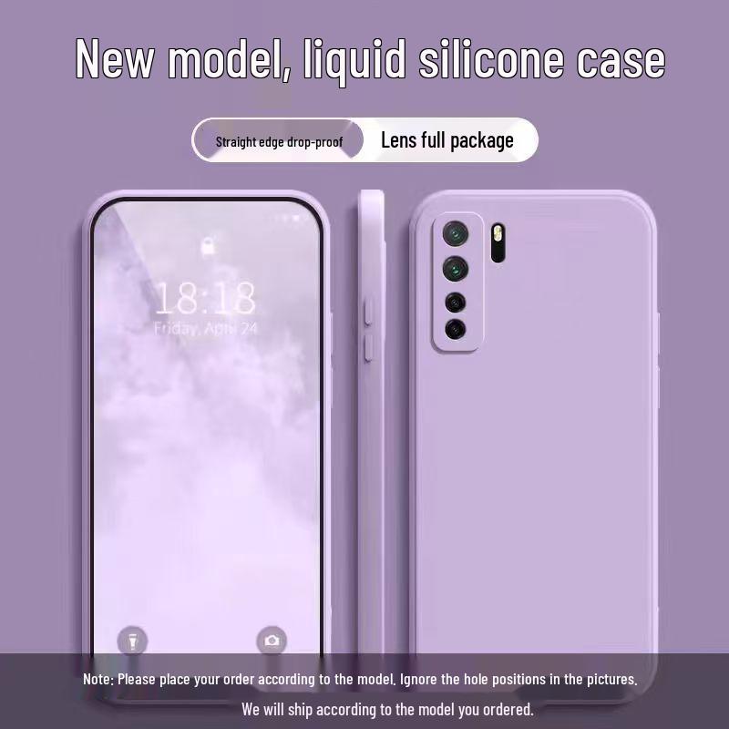 Honor 30s Simple Solid Color Liquid Full Coverage Drop Protection Soft Case - New Model