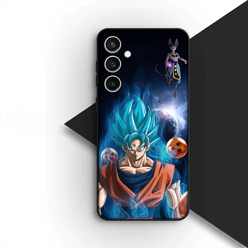 for Samsung Galaxy S10 S8 S9 Plus A33 A34 A31 70 A71 A72 Note 20 9 8 S10E Phone Case Beerus Dragons Gokus Balls DragonBalls Z
