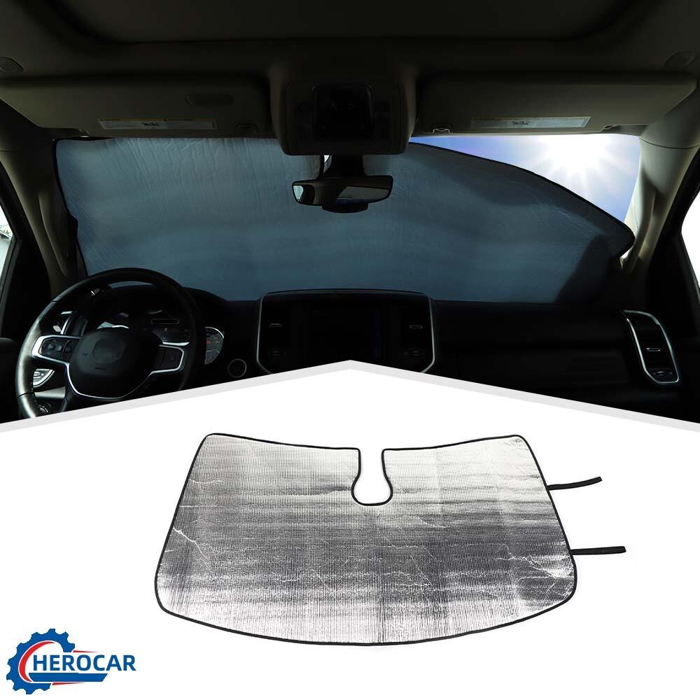 Front Windshield Sunshade Block UV Protector Visor For Dodge Ram 1500 2018-