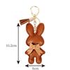 [tonecraft] Rabbit Rabbit Keychain Simple Traditional Bag Charm Popular Stylish