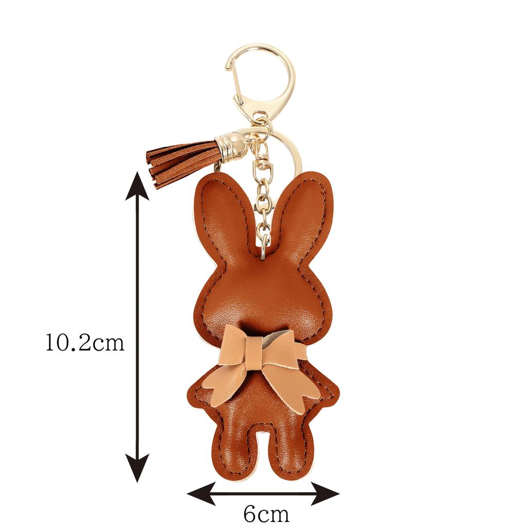 [tonecraft] Rabbit Rabbit Keychain Simple Traditional Bag Charm Popular Stylish
