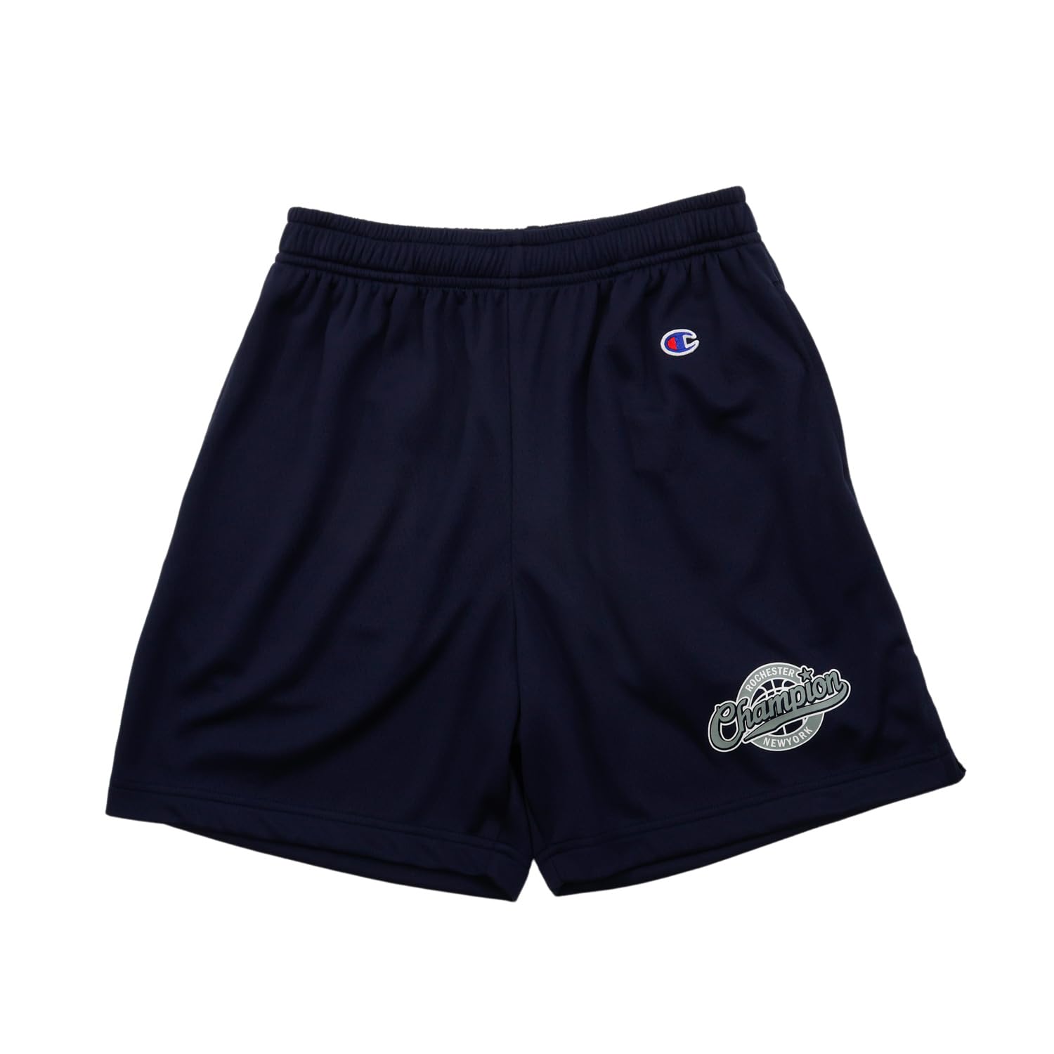 

Champion Rubber Print Basketball Navy Kids Quick-Drying, Stretch, Antibacterial, Odor-Resistant, Shorts, (CK-BB530)