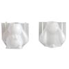 Cute 3D Rabbit Silicone Mold Bunny Aromatherapy Cup Gypsum Candle Mold Easter Diy Craft Moulds Reusable Handmade Tool Home Decor
