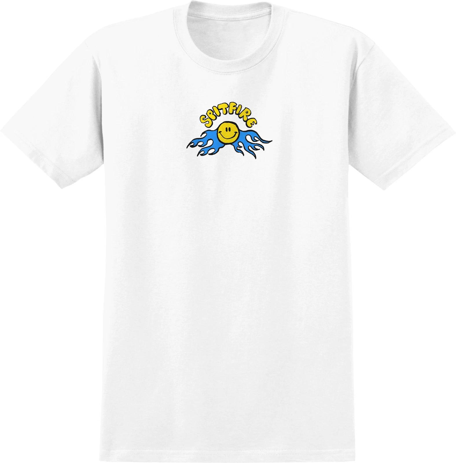Spitfire Wheels Shirt Happy White 4XL