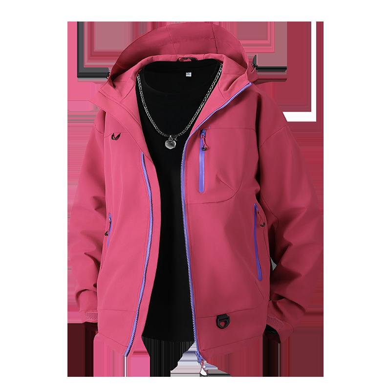 Unisex Multi-Pocket Workwear Jacket - Stylish and Functional for Spring and Autumn Outdoors