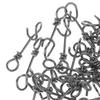 Stainless Steel Fishing Snap Swivels - Pack of 50