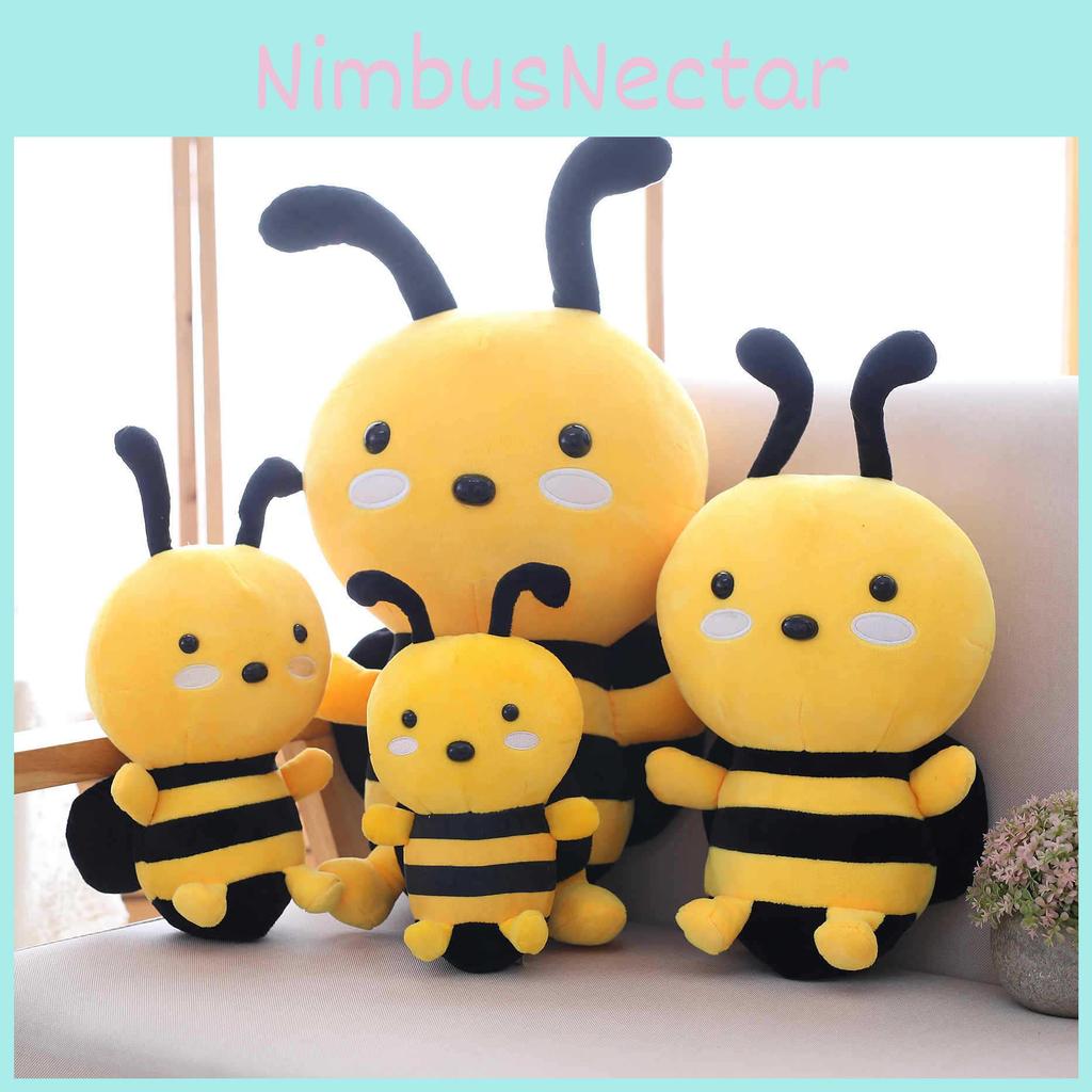 Plush Stuffed Bee Toy Insect Stuffed Doll Childrens Birthday Gift Cushion Cozy