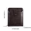 Solid Color Men Short Wallet External Male Wallet Vintage Business Card Bag  Outdoor