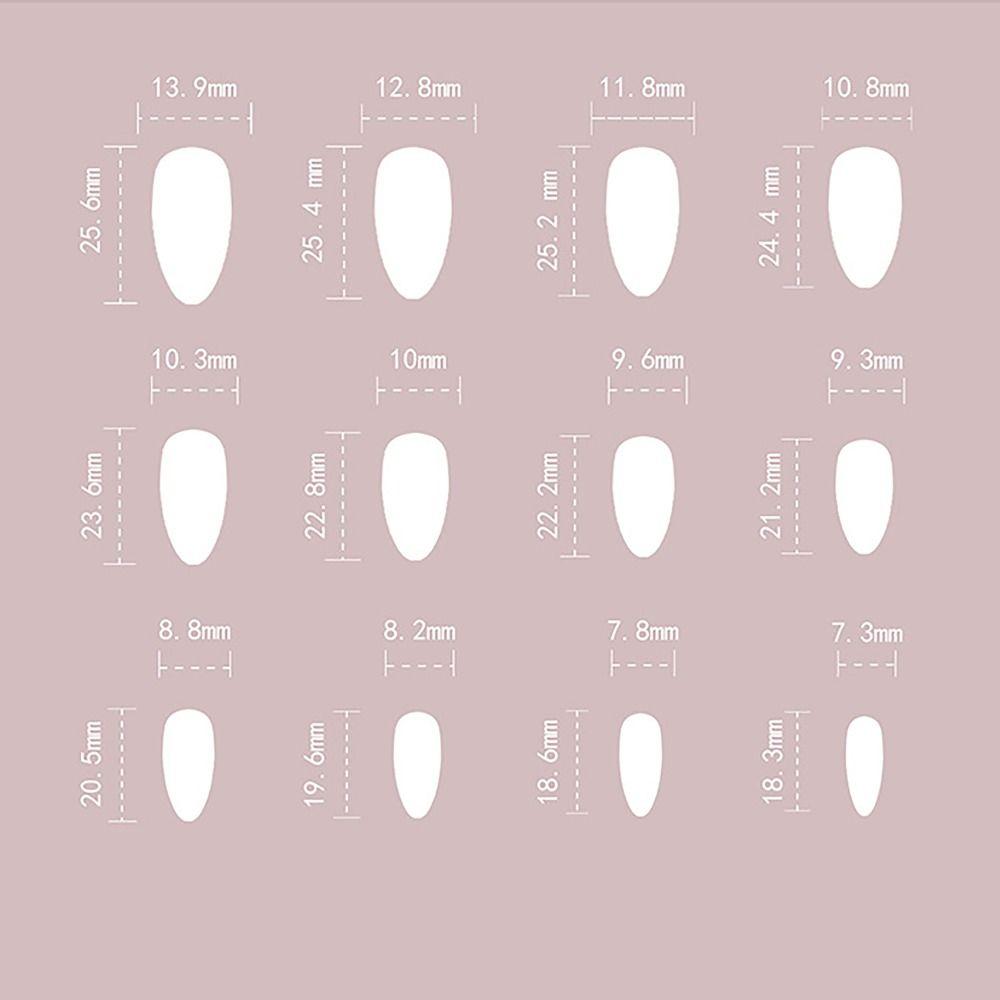 24/30PCS/BOX Cat Eyes False Nail 3D Bow Ripple Love Pearl Full Cover Fake Nail with Jelly Stickers Simple French Lines Nail Tips