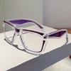 Oversized Square Glasses New Fashion Patchwork Rim Blue Light Blocking Optical Frames Ins Trendy Stylish Decor Eyeglasses