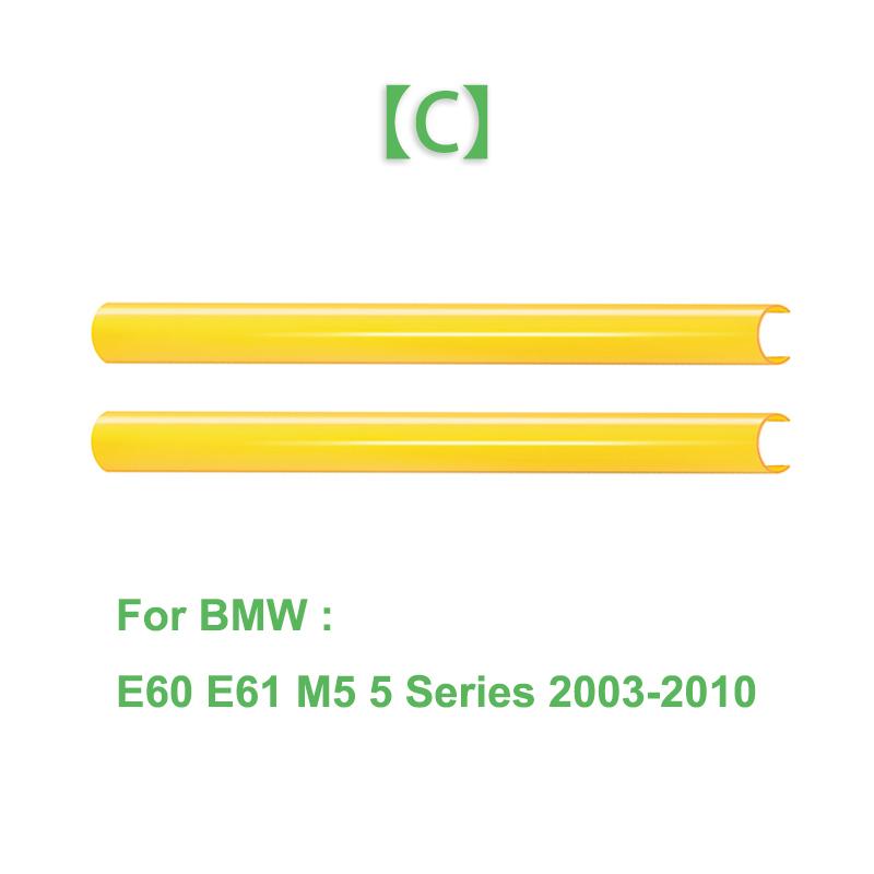 2 Peças Faixas de Acabamento da Grelha Dianteira Capa Adesivos de Moldura Para BMW F10 E60 F30 F32 F20 F22 F06 F02 F25 F26 G20 Série 1 2 3 4 5 6 7