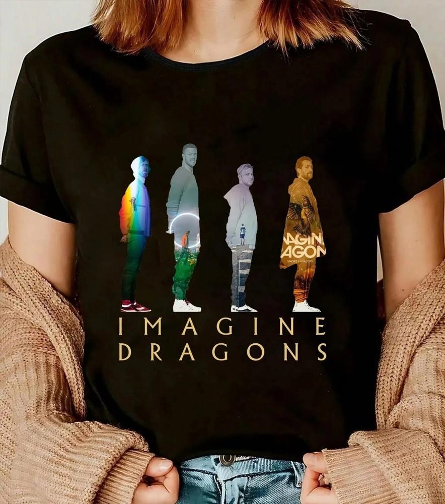 Imagine Dragons Группа Imagine Dragons Тур 2025 Подарок фанату Унисекс Футболка S