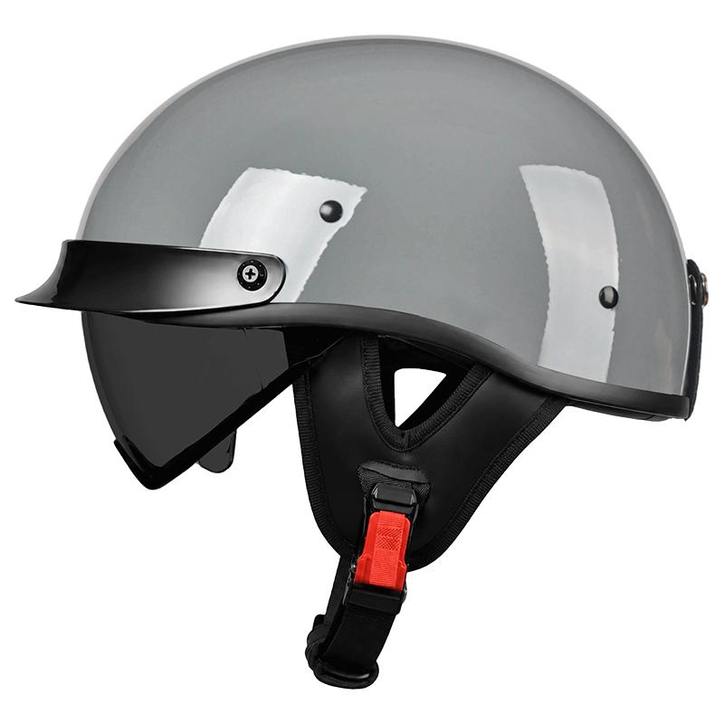 Hot Selling Motorcycle Helmet Half Face bicycle Motorcycle Helmet Detachable Cotton Lining Summer Half Helmet Factory Wholesale