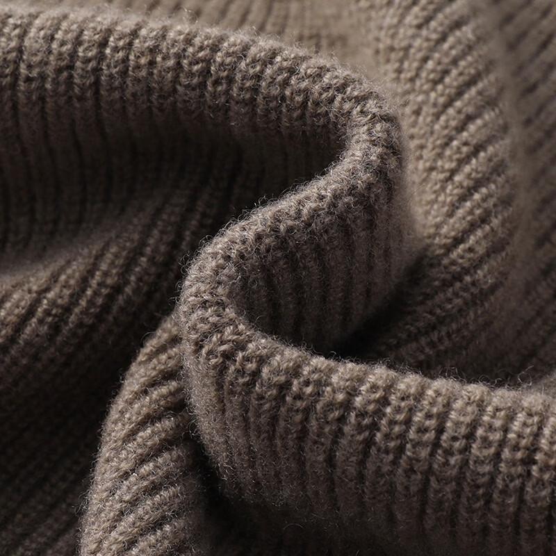 FORTEI Men's 100% Wool Sleeveless Knit Vest Cardigan