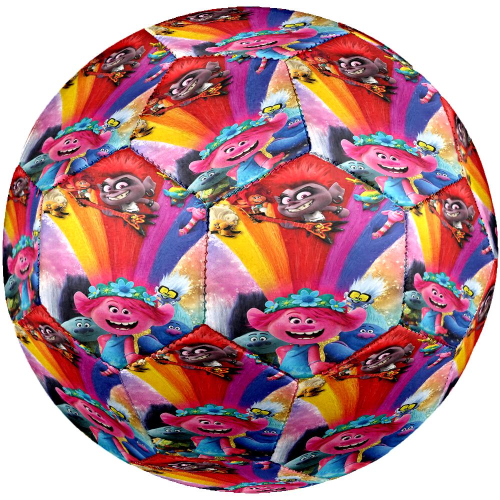 Trolls Theme Size 5 Soccer Ball, Suitable for Both Indoor and Outdoor Matches, a Gift Suitable for Everyone.
