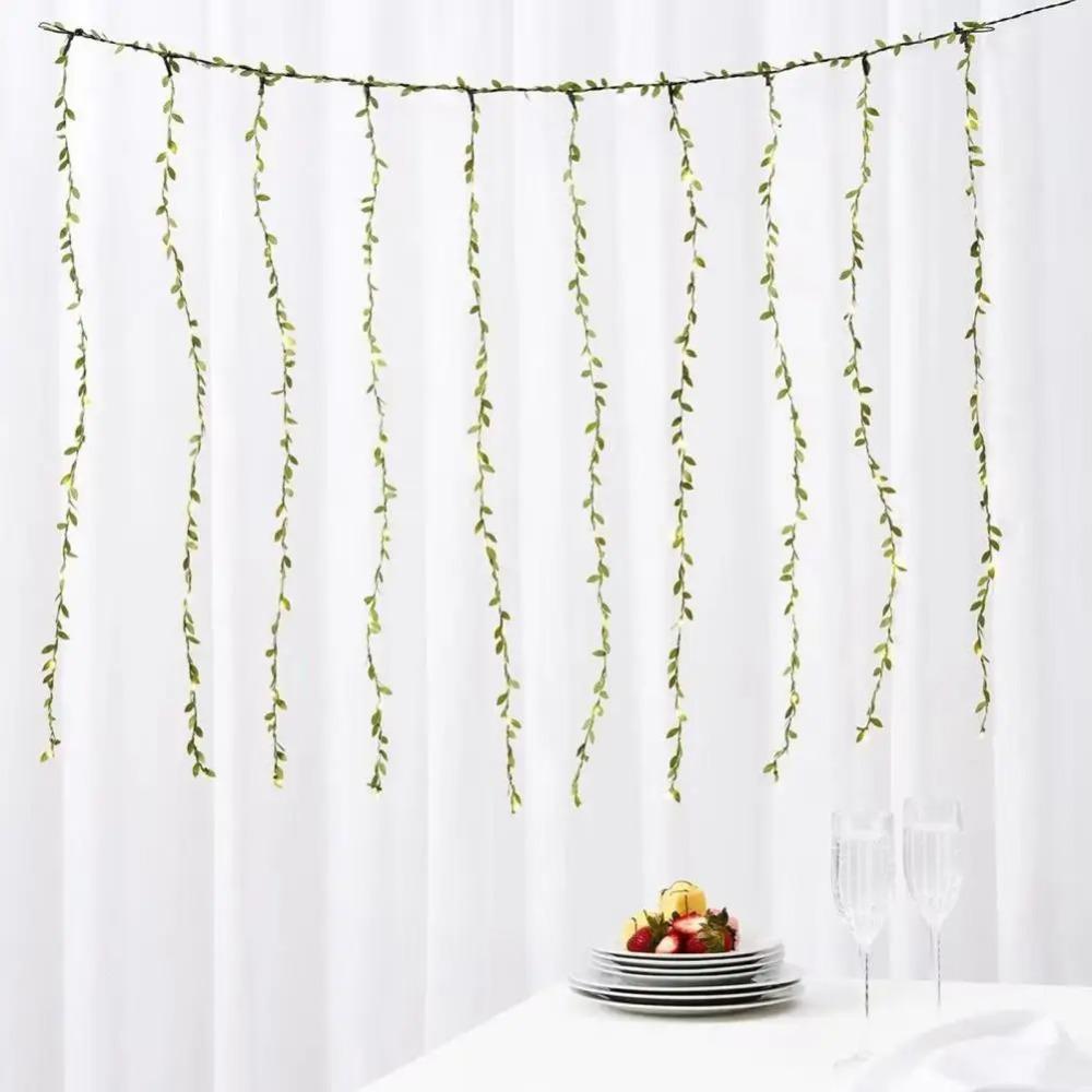 10M Length Satin Ribbon Multi Color Foliage Ribbon Festive Embellishment Leaf Trim Christmas Decor