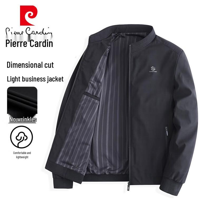 

Pierre Cardin Men s Stand Collar Windproof Jacket XL