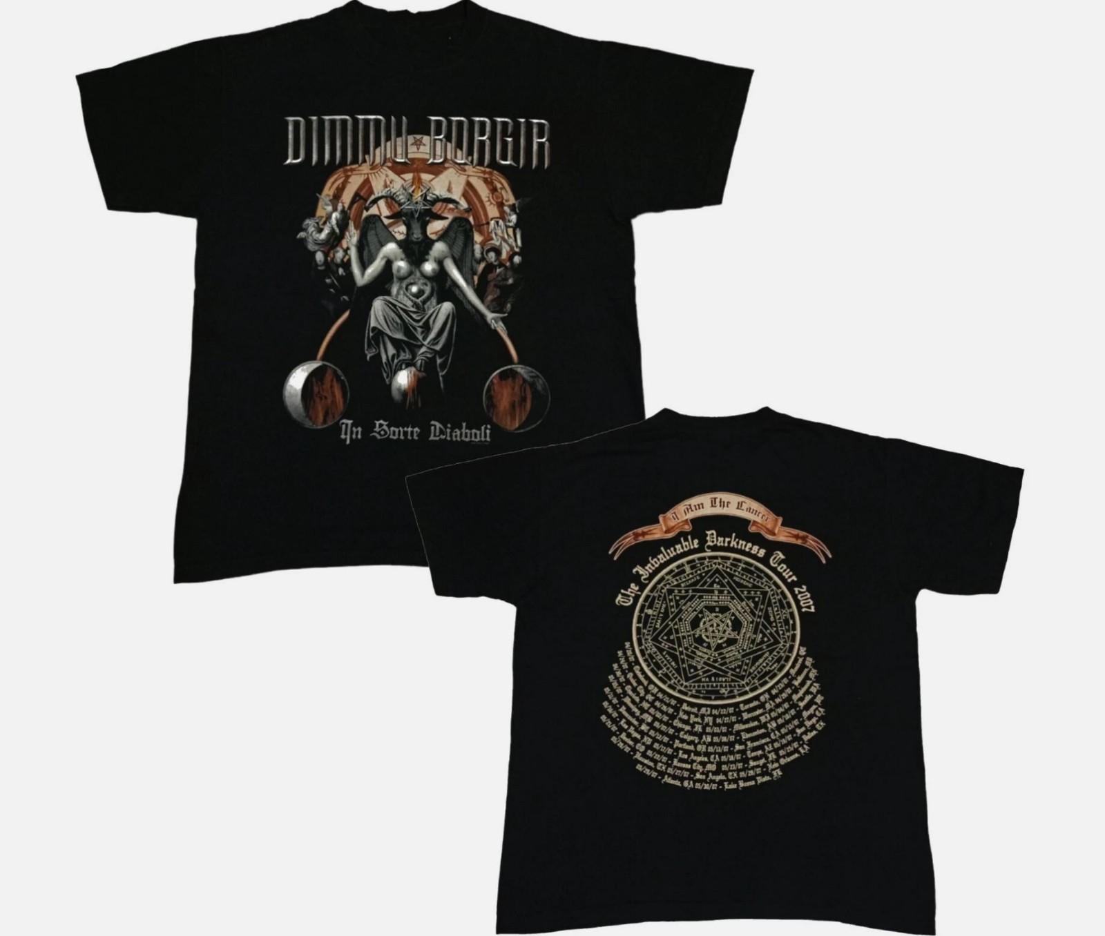 Новая рубашка Dimmu Borgir In Sorte Diaboli Подарок для фанатов Унисекс S-5XL XL