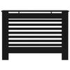 Black Radiator Cover - VidaXL - 112x19x81 Cm - MDF