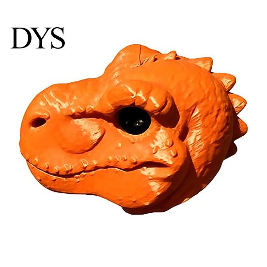 Backyard Paradise Feeding Tool Dinosaur Head Squirrel Feeder, Outside Hanging Funny Dino Face Feeder Face, Garden Wild for Patio Decor Easy Fill