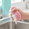Lots of High Density Round Kitchen Dishwashing Sponge Soft Absorbent Rust Scouring Pad for Household Cleaning Pot Rubbing Clean