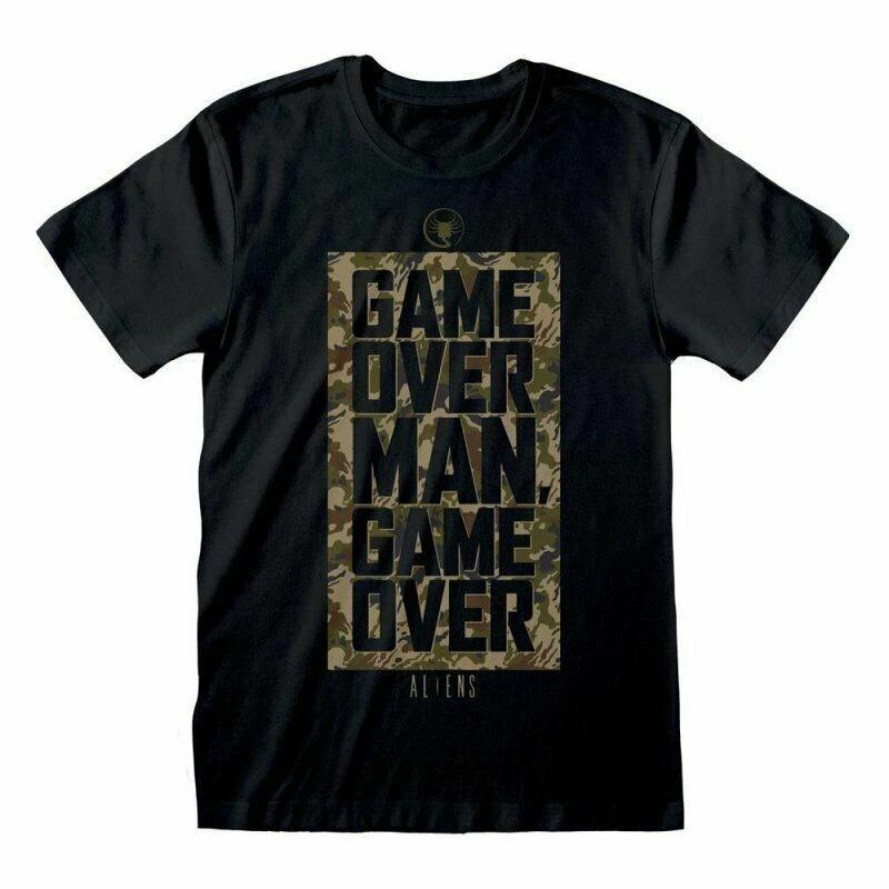 Official Alien Aliens Game Over Man T-Shirt (Brand New) Medium, Extra-Large L