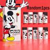 MINISO Random 1 Cartoon Mickey Eraser, Portable and Unscented, Durable and Easy To Clean Natural Rubber, Perfect Gift for Family Friends
