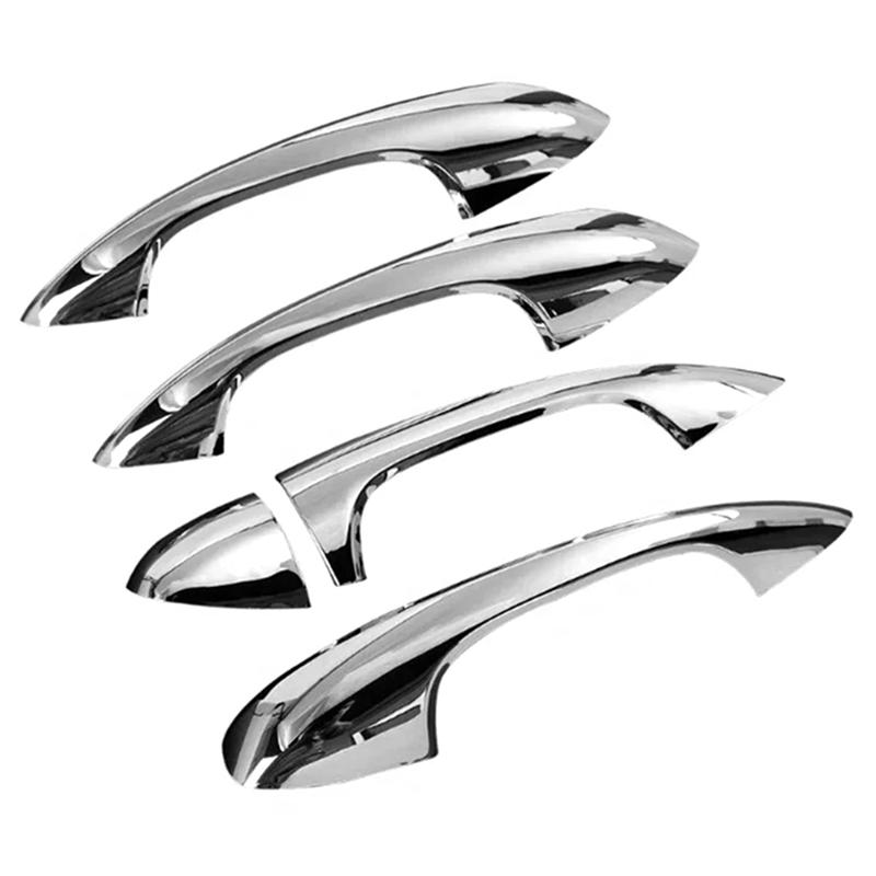 

Chrome LHD Exterior Door Handles Cover Trim For Mercedes Benz E Class W213 GLC X253 C Class W205 Accessories-A99D