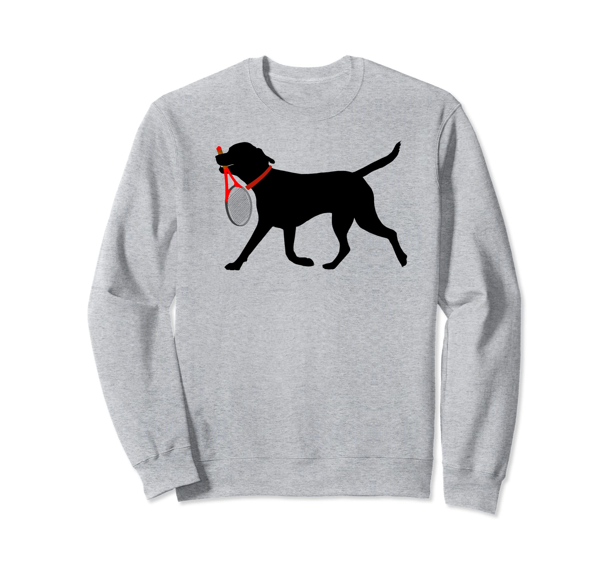 

Tennis Racket Labrador Fetch Tennis Racket Black Lab Shirt Sweatshirt