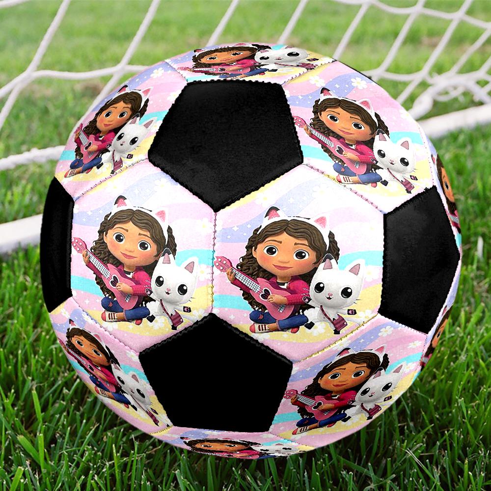 Balón de Fútbol Talla 5 Temático de La Casa de Muñecas de Gabby, Adecuado para Partidos Tanto en Interiores como en Exteriores, un Regalo Adecuado para Todos.