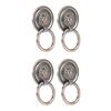 4Pcs Door     Antique Zinc Alloy Drawer Closet Cabinet Handles Hardware Fitting