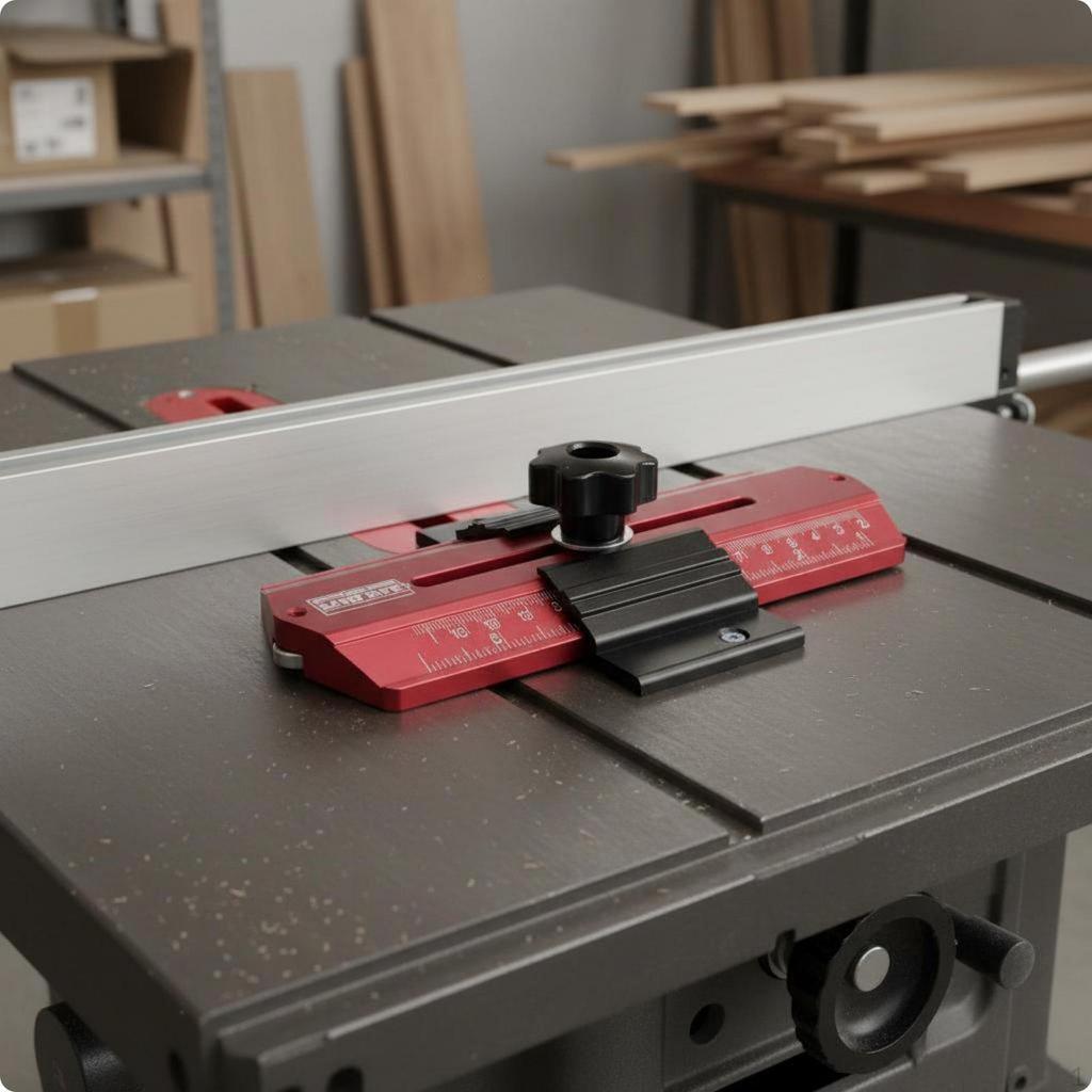Thin Cut Jig Precision Cutting Slicing Guide Repeatable Cuts Table Saw for Woodworkers,