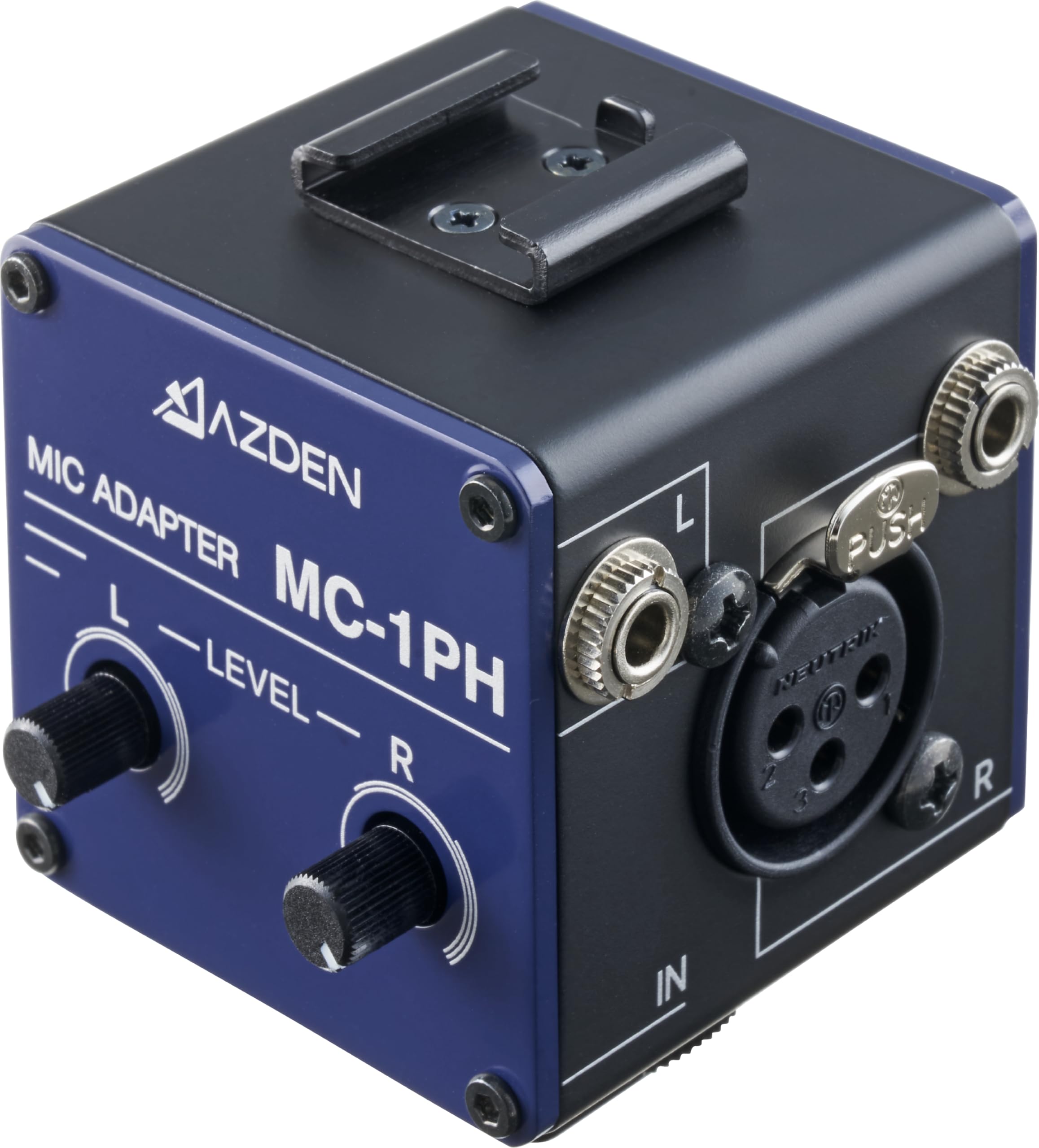 

AZDEN MC-1PH(ltd) Microphone adapter with phantom power supply function (AZDEN 70th anniversary limited color)